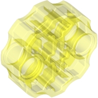 Lego kulatý konektor, průhledná neonově zelená (4651747, 6248914)